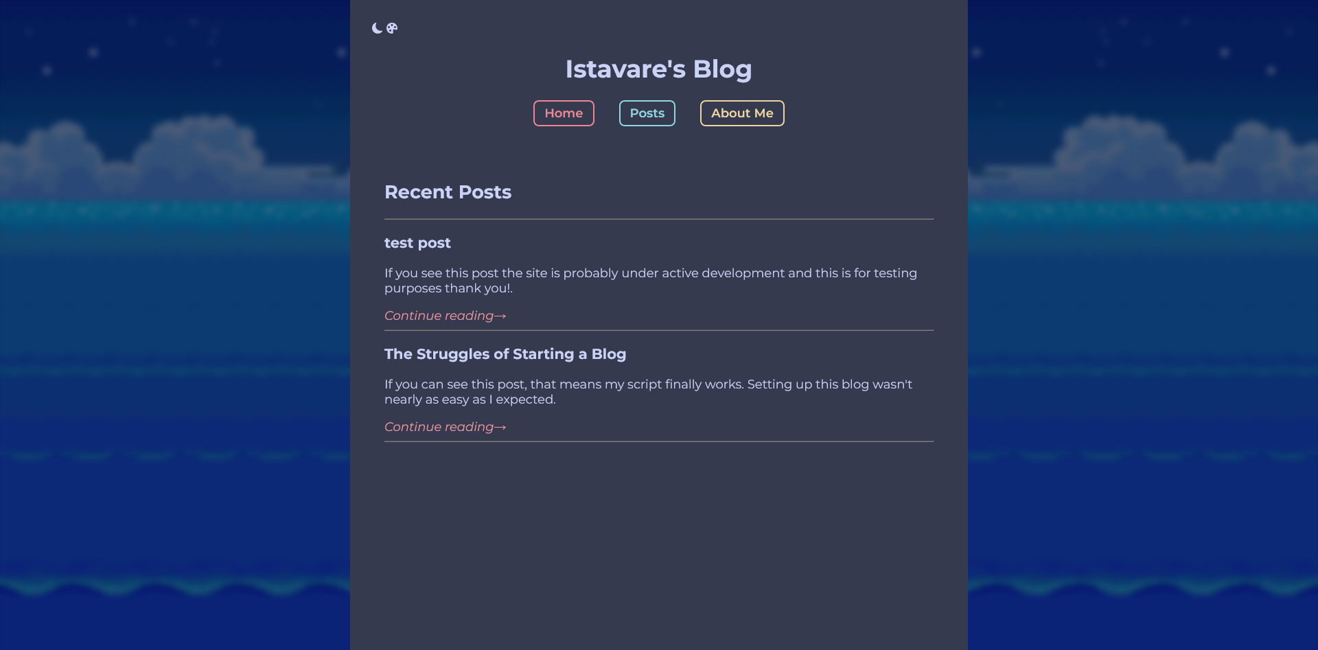 new blog layout